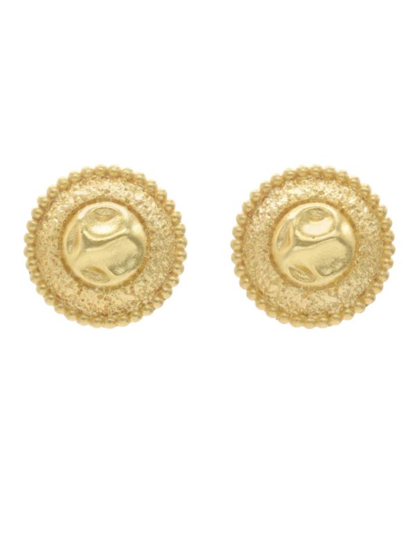 Coin style circular party earrings 2
