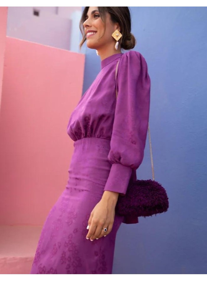 Vestido lazada invitada