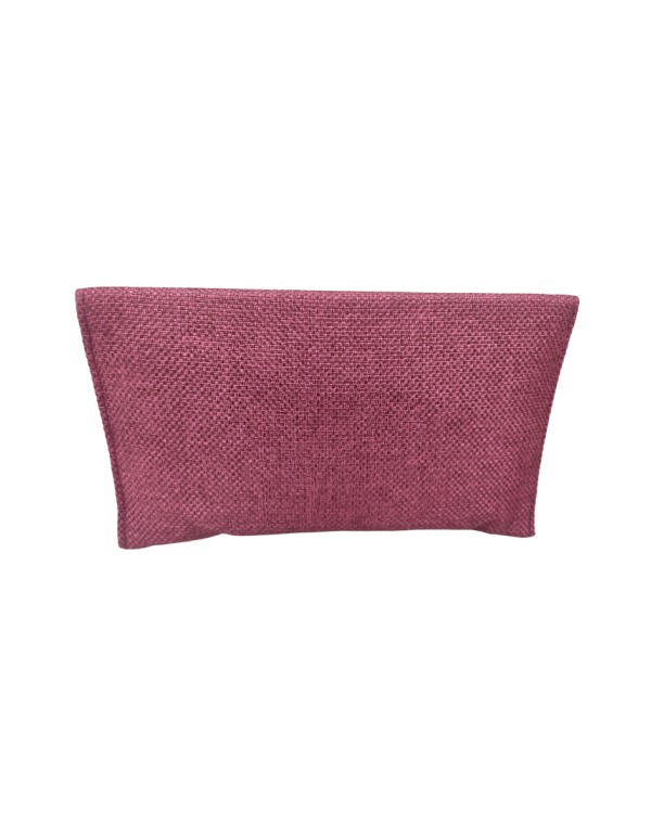 Bougainvillea jute handbag with stone closure 2