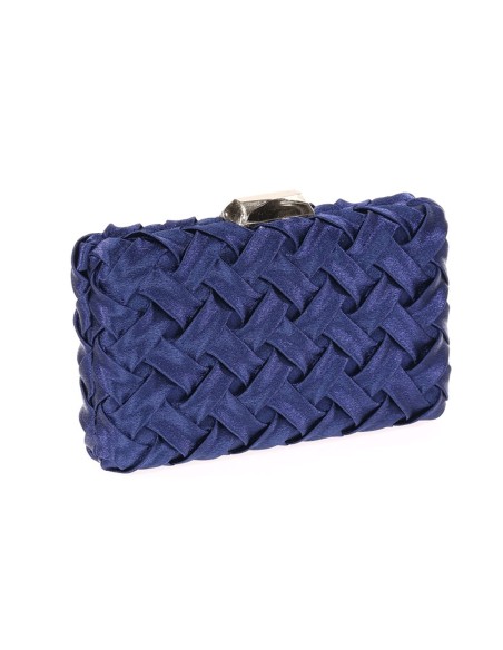 Bolso de fiesta de raso trenzado para invitada