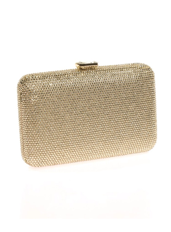 Bolso de fiesta con cristalitos en oro o plata...