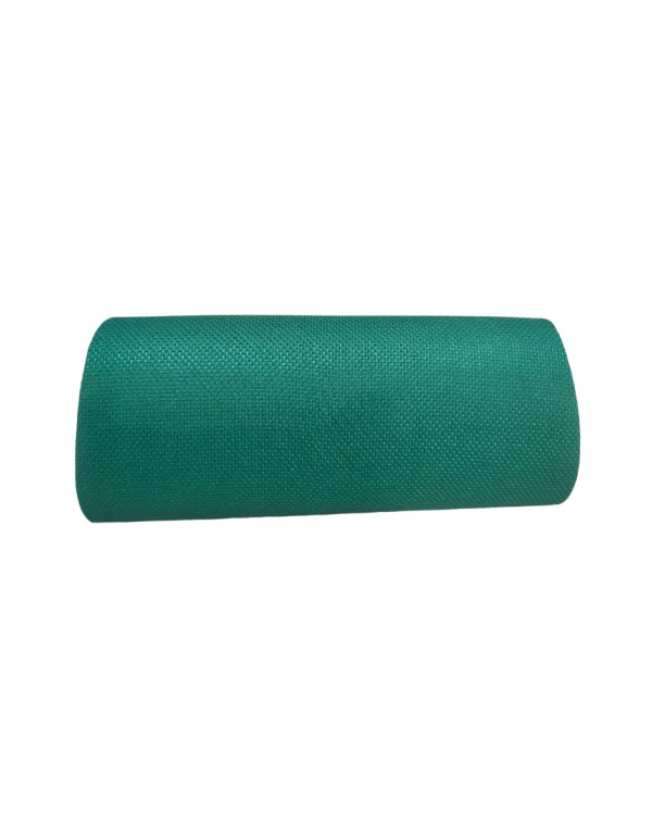 Emerald green jute party clutch with stones clasp 2