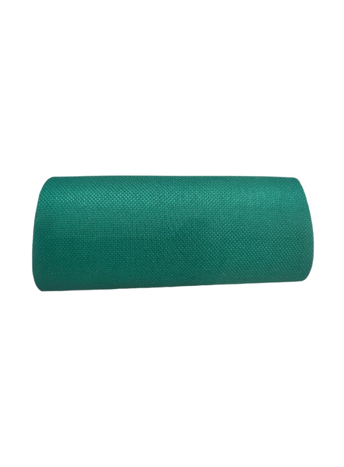 Emerald green jute party clutch with stones clasp