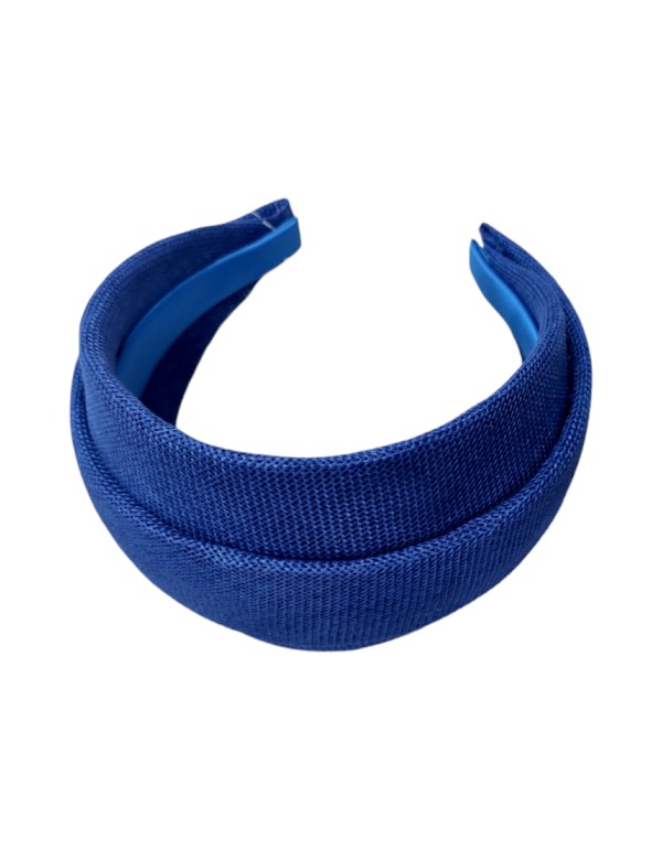 Wide navy blue guest headband 2