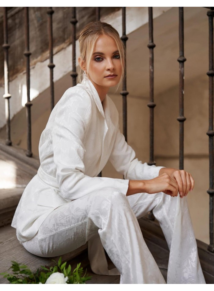 Pantalon de costume de style évasé pour les...