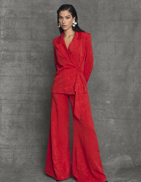Guest pants with flared cut