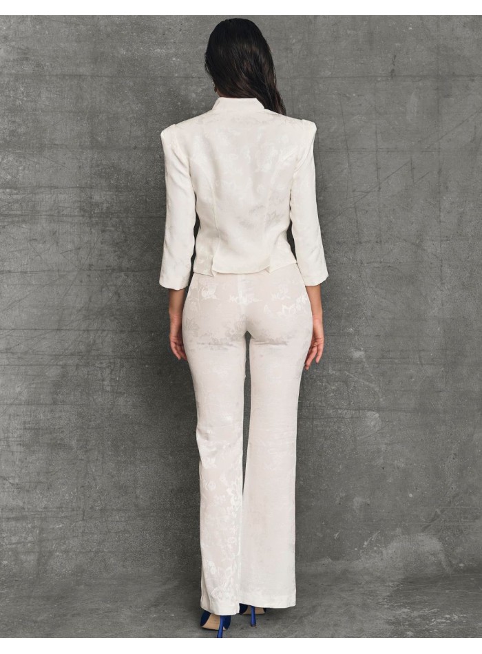 Bootcut style suit pants