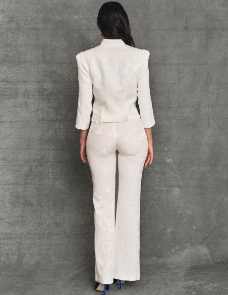 Bootcut style suit pants