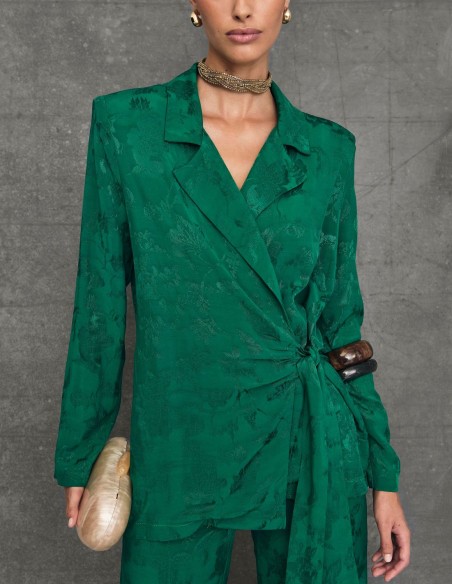 Blazer verde cruzada