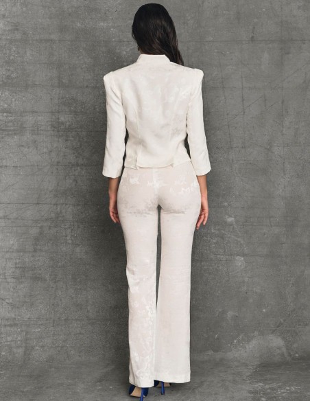 Veste à boutons bleu pétrole