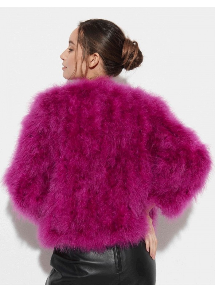Ostrich feather jacket