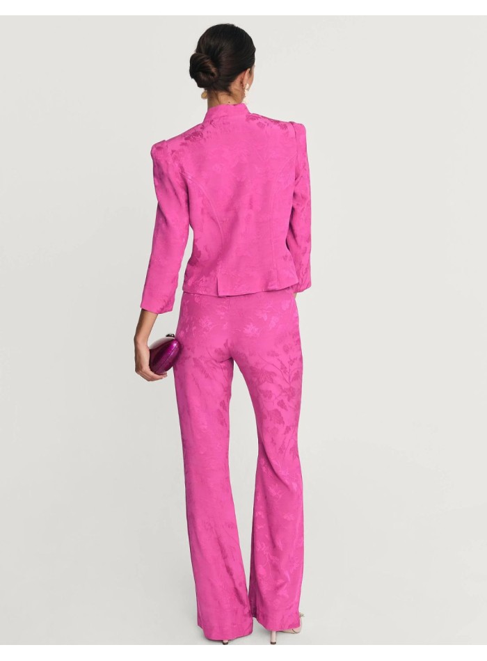 High-waist flared pants for guests