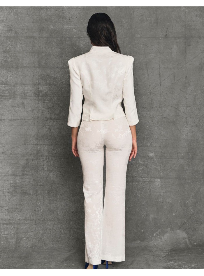 Pantalon d'invité évasé et à taille haute