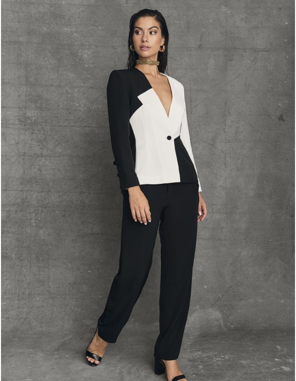 Straight cut black pants 2