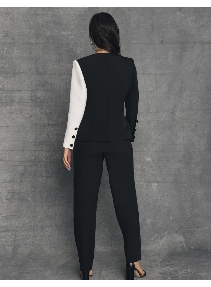 Straight cut black pants