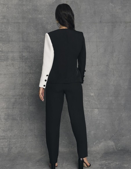 Straight cut black pants