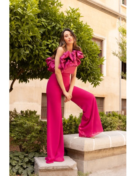 Ready pantalon long à jambe courte et à taille haute