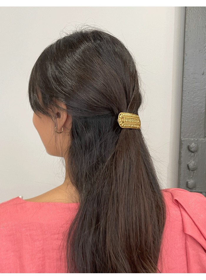 Pasador dorado para el pelo