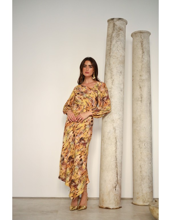 Jupe midi asymétrique pour invités 2