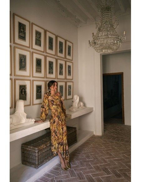 Jupe midi asymétrique pour invités