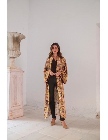 Kimono estampado floral
