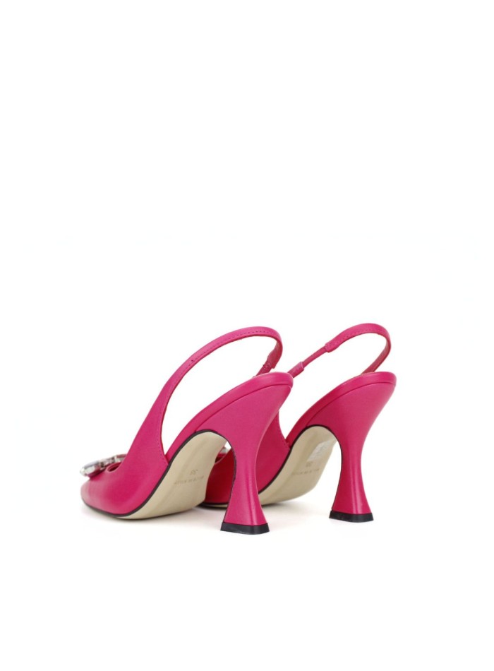 Chaussure à talon haut avec détails en strass...