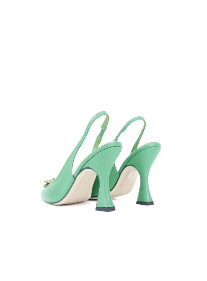 Chaussure à talon haut avec détails en strass...