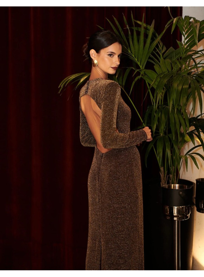 Vestido de fiesta largo para invitada con...