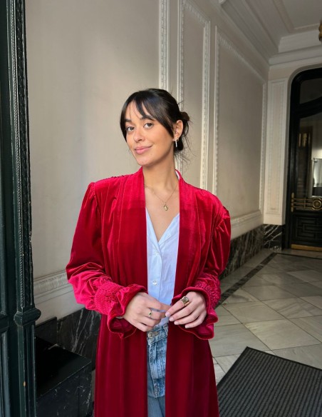 Kimono d'invité en velours de haute qualité