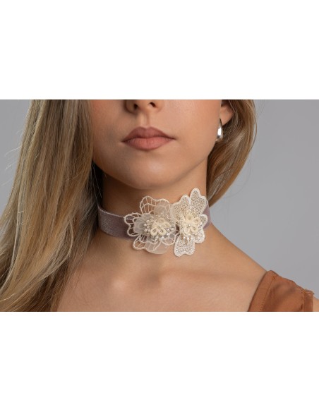 Chapeau de boulanger à motifs floraux