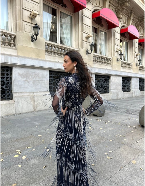 vestido largo con pedreria 2