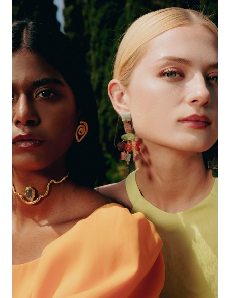 pendientes largos colores