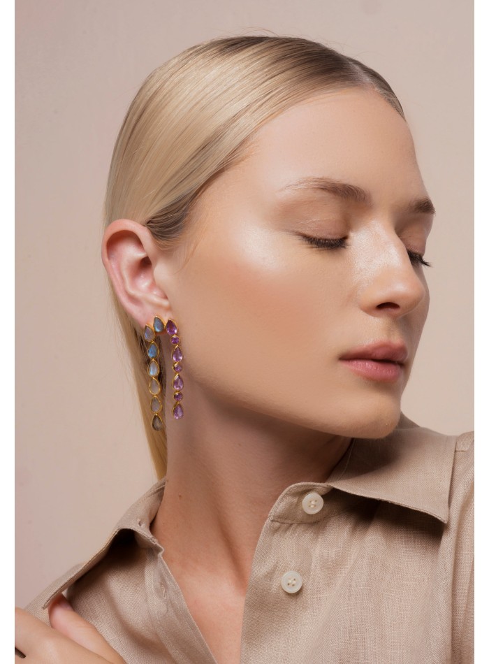 pendientes de pedreria