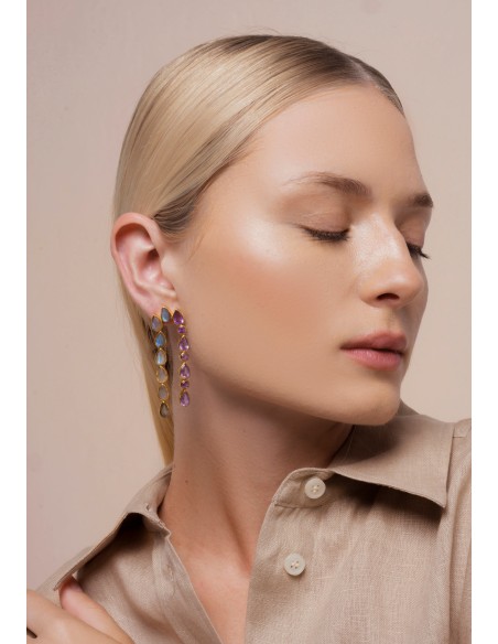 pendientes de pedreria