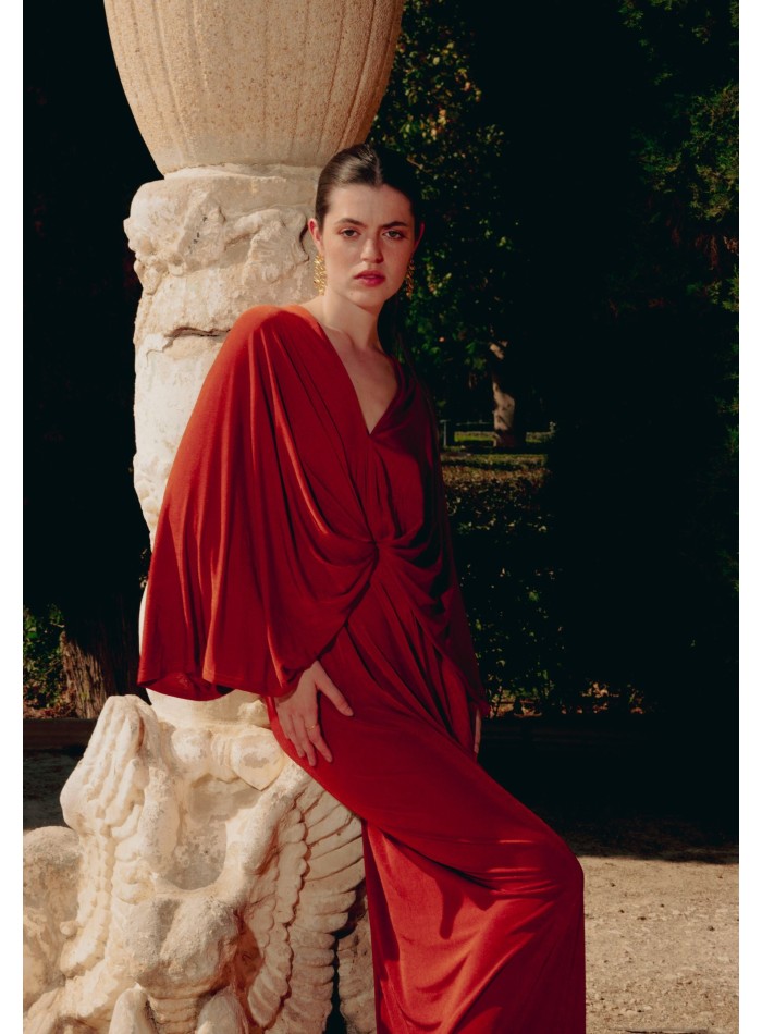 Pendientes en espiral con piedras semipreciosas...