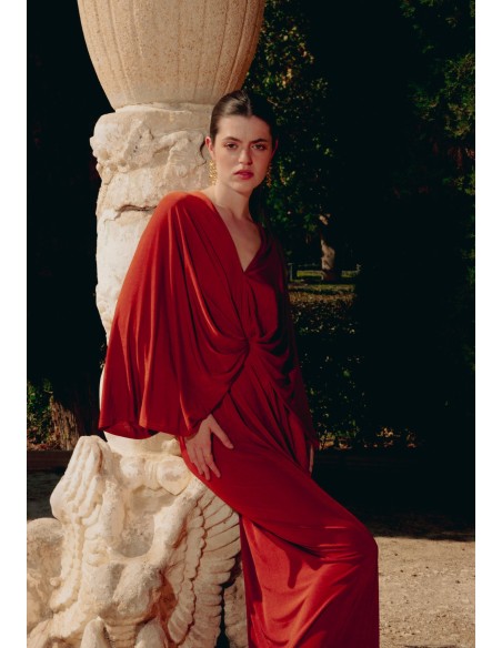 Spiral earrings with semiprecious stones - Unalome