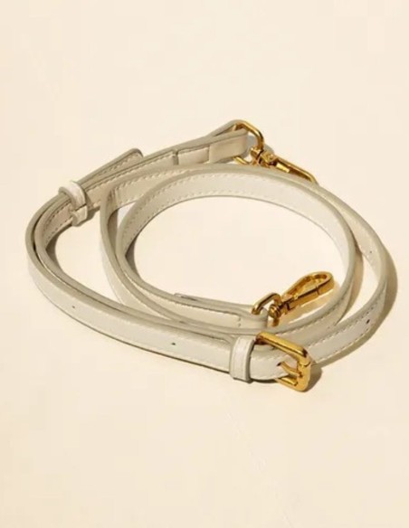 Sac à main ivoire en forme de gyoza