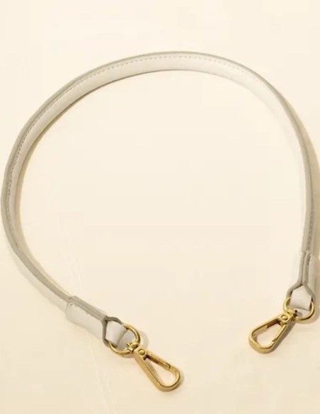 Sac à main ivoire en forme de gyoza