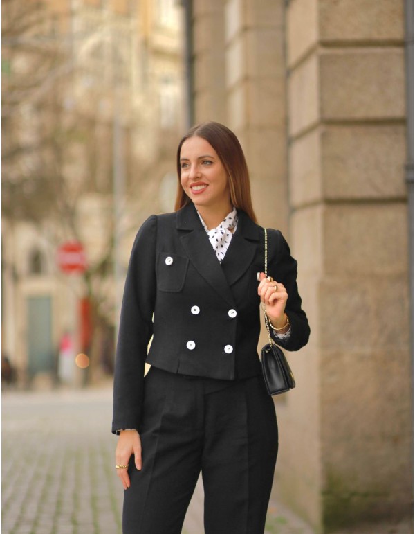 Blouse de fête imprimée à manches longues avec laçage 2