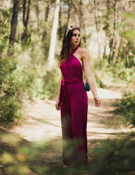 Mono de fiesta multiposición buganvilla