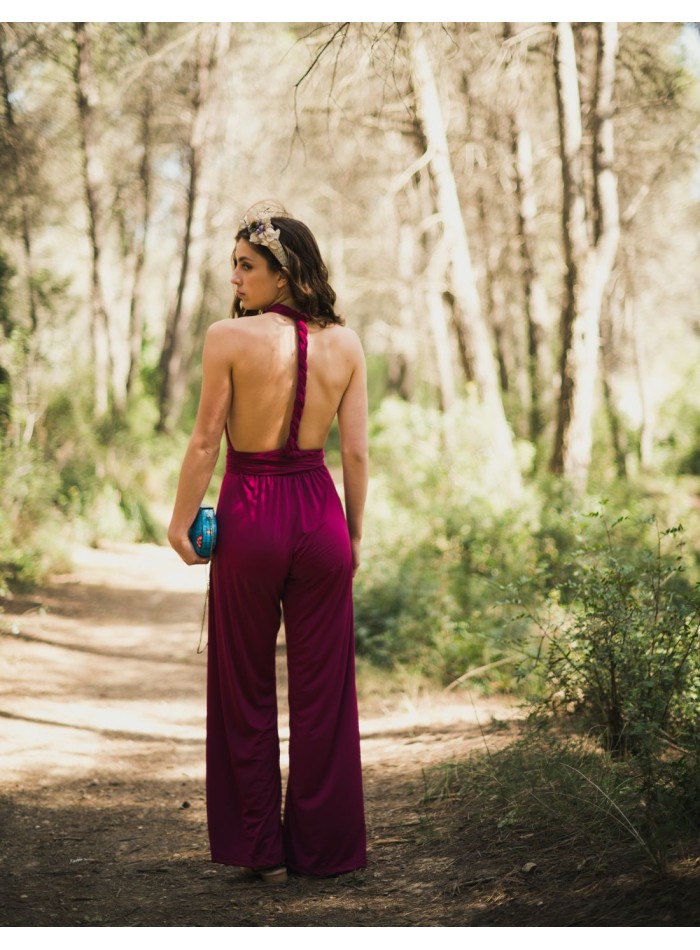 Multi-position party jumpsuit