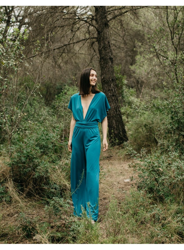 Multi-position party jumpsuit