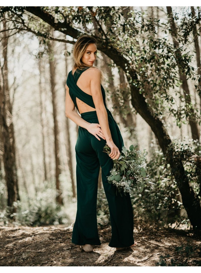 Multi-position party jumpsuit