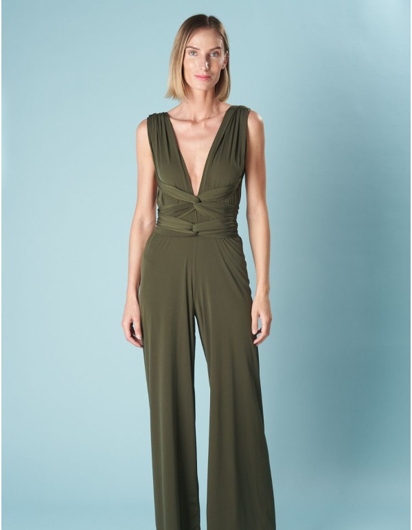 Multi-position party jumpsuit