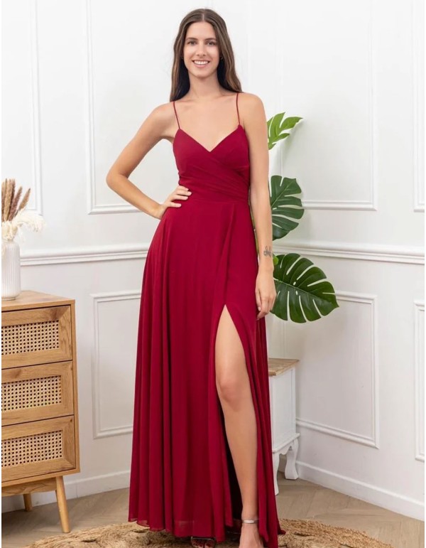 Robe de soirée longue avec un dos ouvert 2