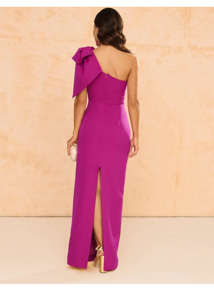 Long party dress with maxi bow
