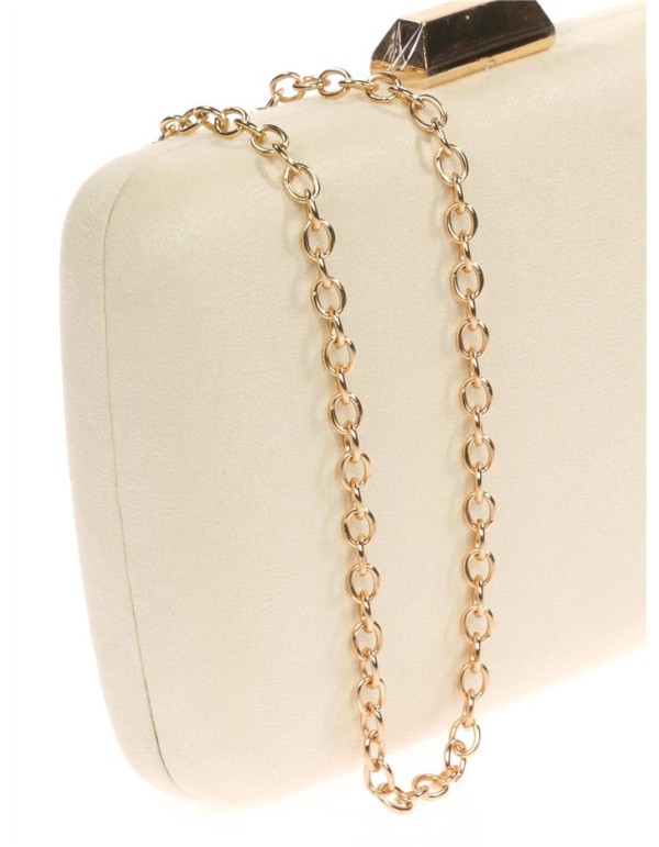 Suede handbag with chain 2