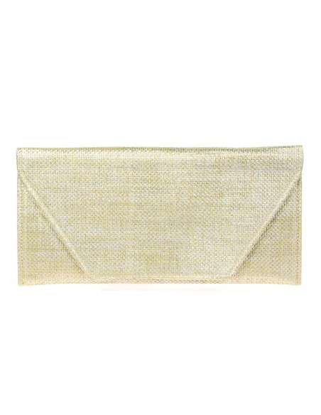 Pochette rectangulaire en raphia pour les fêtes