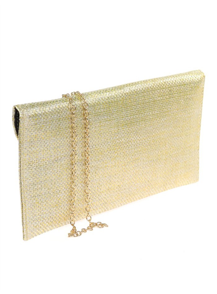 Pochette rectangulaire en raphia pour les fêtes