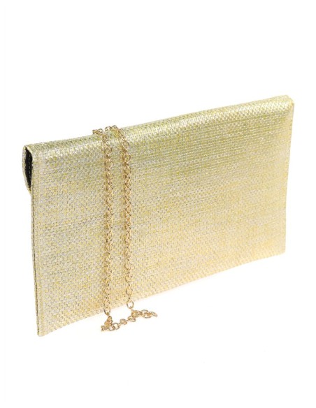 Pochette rectangulaire en raphia pour les fêtes